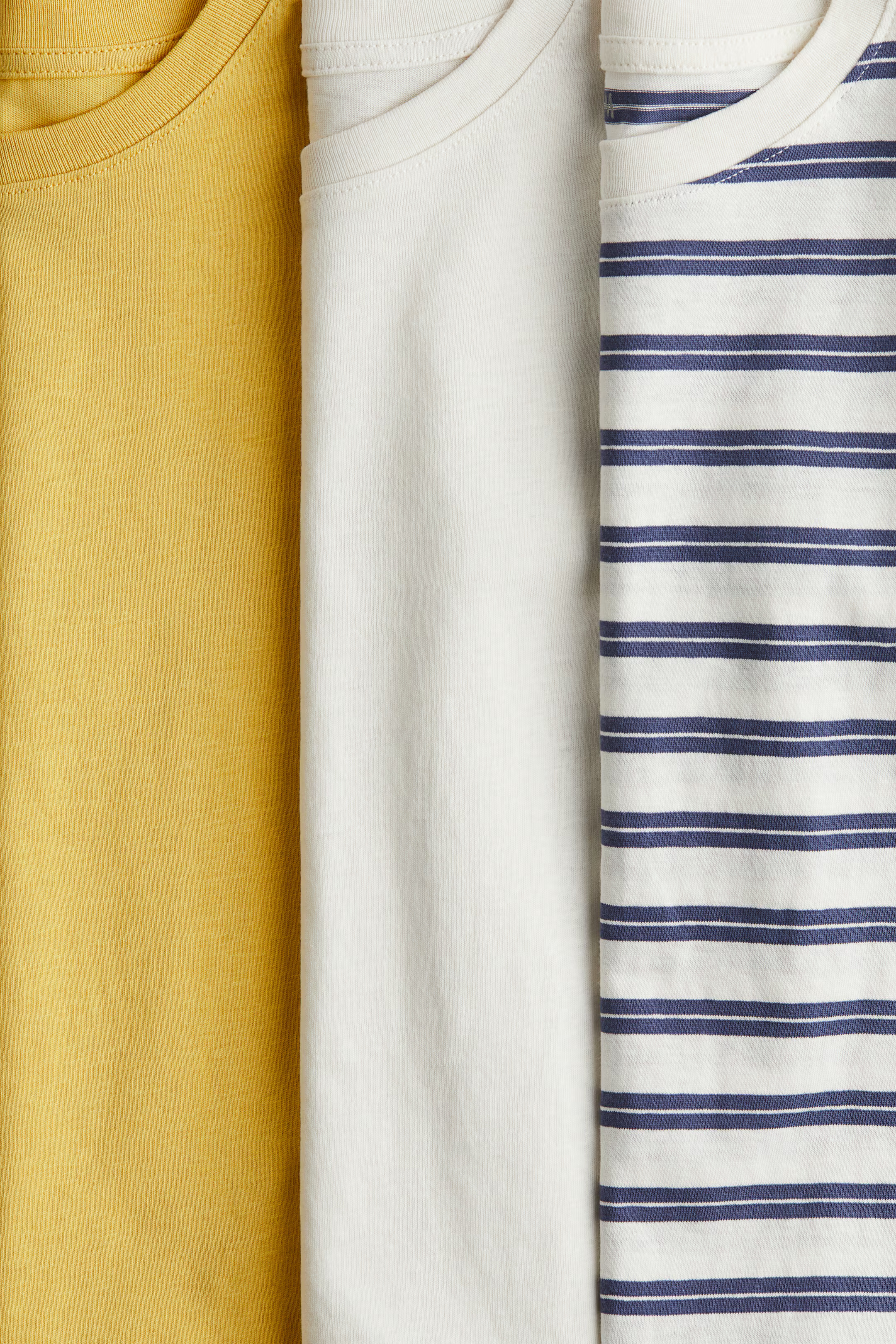 3-pack Long-sleeved T-shirts | H&M (US + CA)