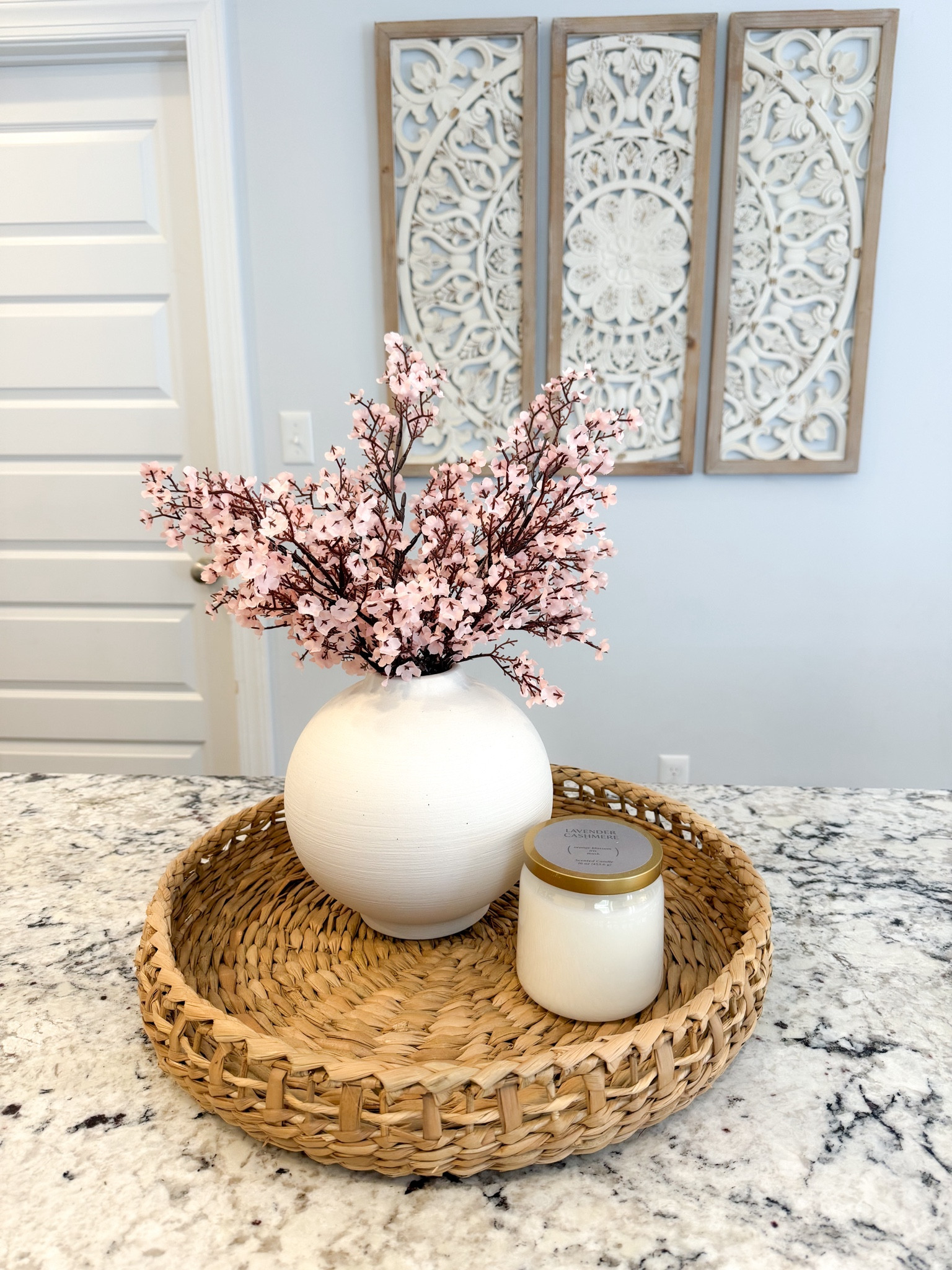 Simple kitchen island centerpiece 

#LTKFamily #LTKHome