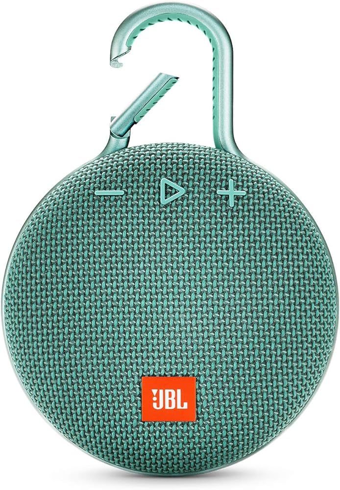 JBL Clip 3, River Teal - Waterproof, Durable & Portable Bluetooth Speaker - Up to 10 Hours of Pla... | Amazon (US)