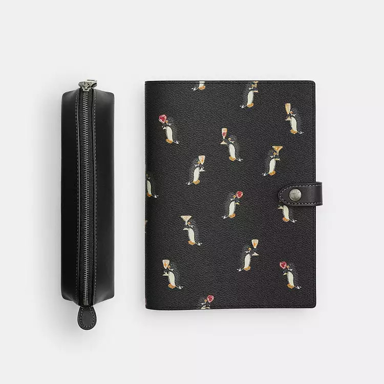 Boxed Notebook And Pencil Case Set | Coach Outlet US