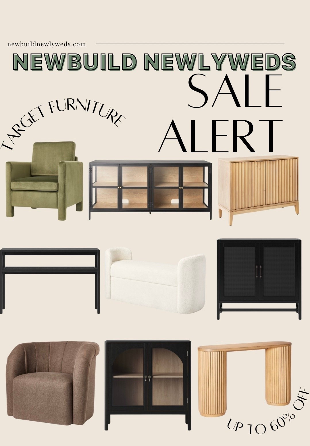 Up to 60% off furniture at Target! 

#LTKSaleAlert #LTKHome