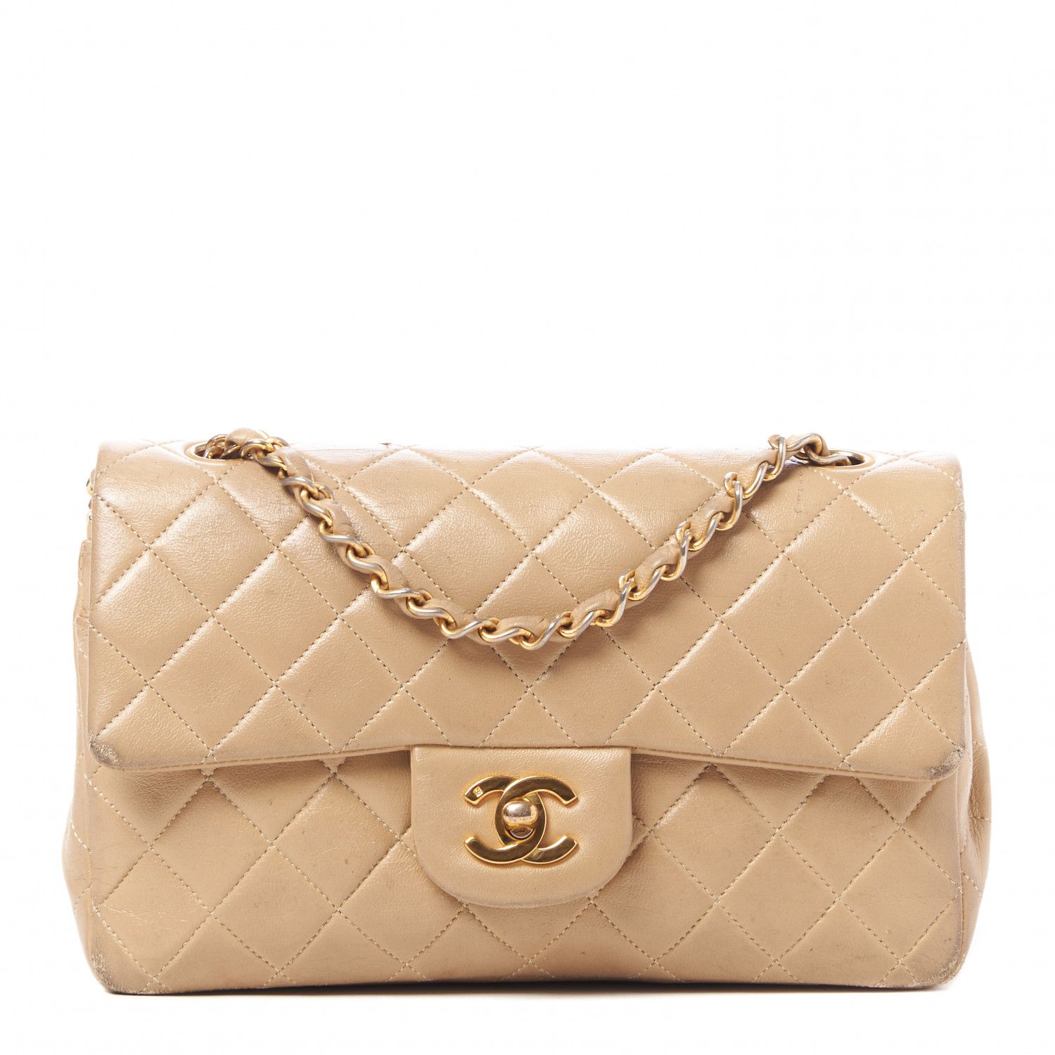 CHANEL

Lambskin Quilted Small Double Flap Beige | Fashionphile