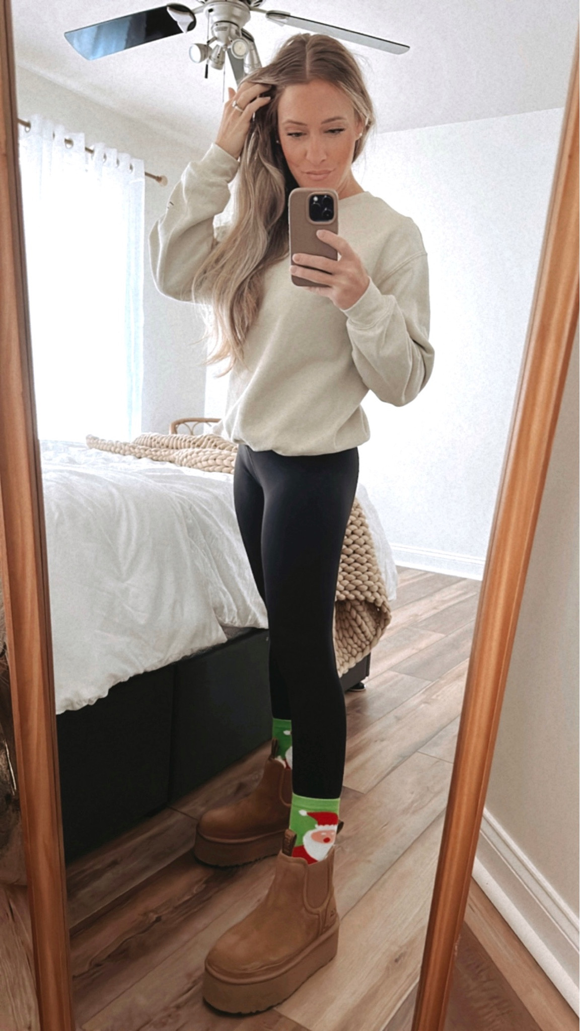 winter boots 🌲
Uggs / winter / cozy / seasonal / cabin vibes / Santa / comfy socks 

linked a similar Amazon pair for less   👐🏻

#LTKHoliday #LTKSeasonal #LTKGiftGuide