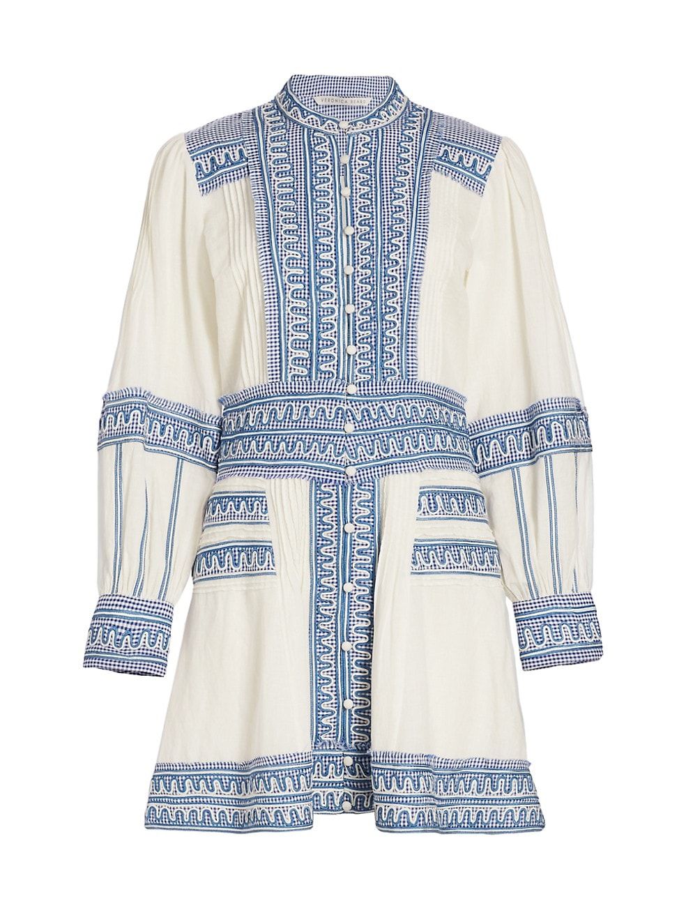 Pasha Embroidered Fit-&-Flare Dress | Saks Fifth Avenue