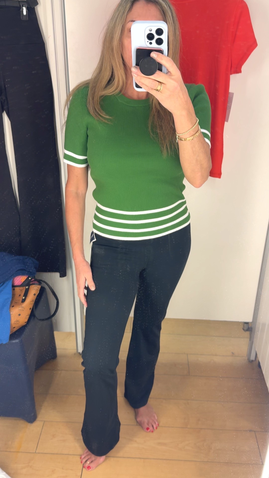 Bootcut leggings elongate your look dress up or down. Easy Everyday Style.

#LTKActive #LTKdayinmylife #LTKOver40