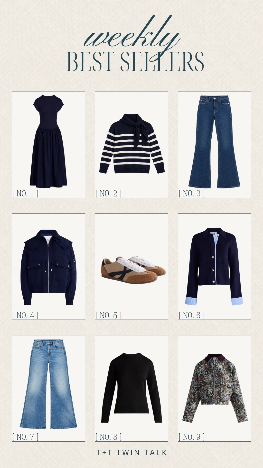 Our weekly best sellers are in! From classic navy pieces to everyday denim and fun prints, these are the styles everyone has been loving lately. Which one is your favorite?

#LTKSeasonal #LTKOver40 #LTKMidsize