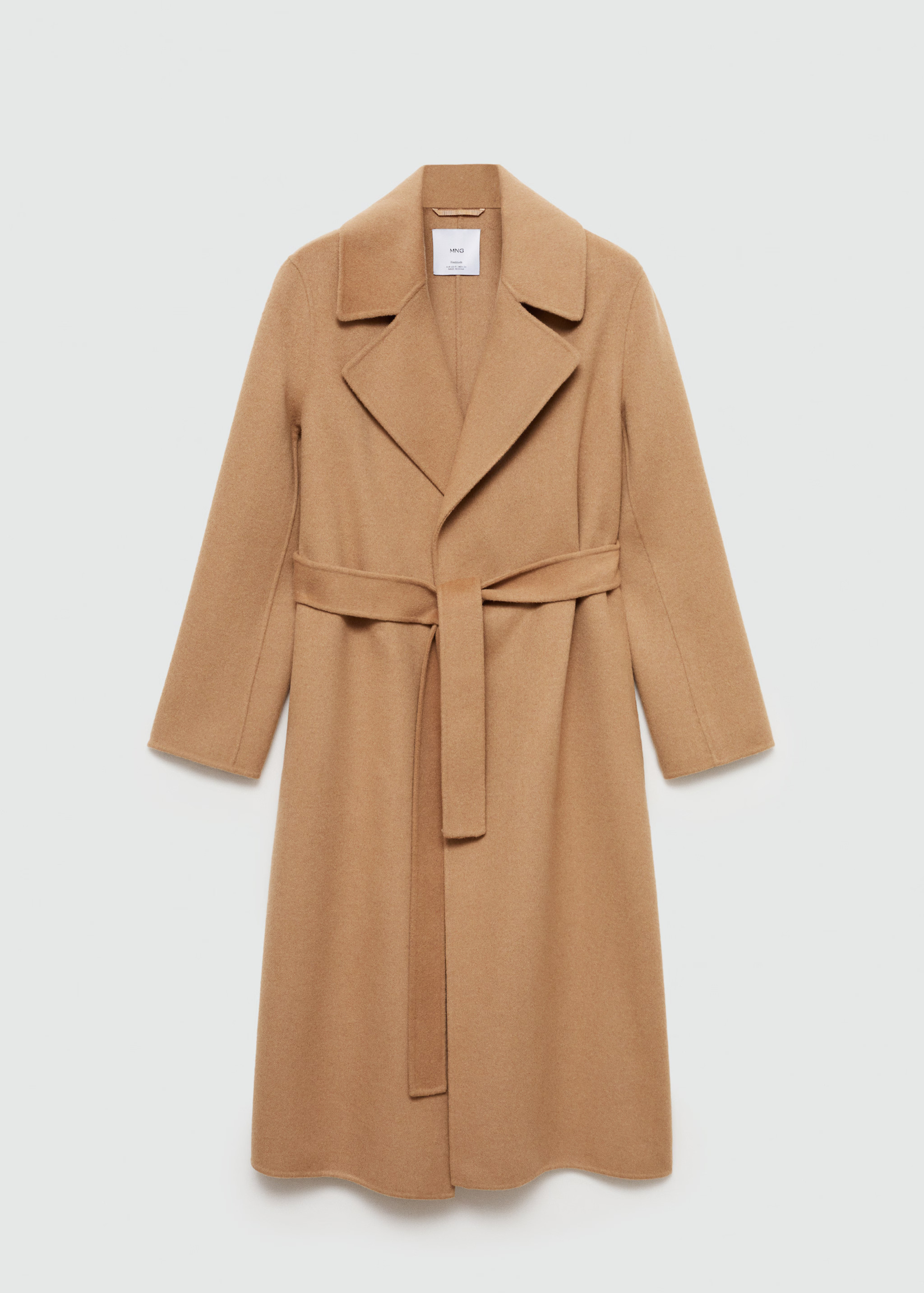 Belt handmade coat - Woman | MANGO USA | MANGO (US)