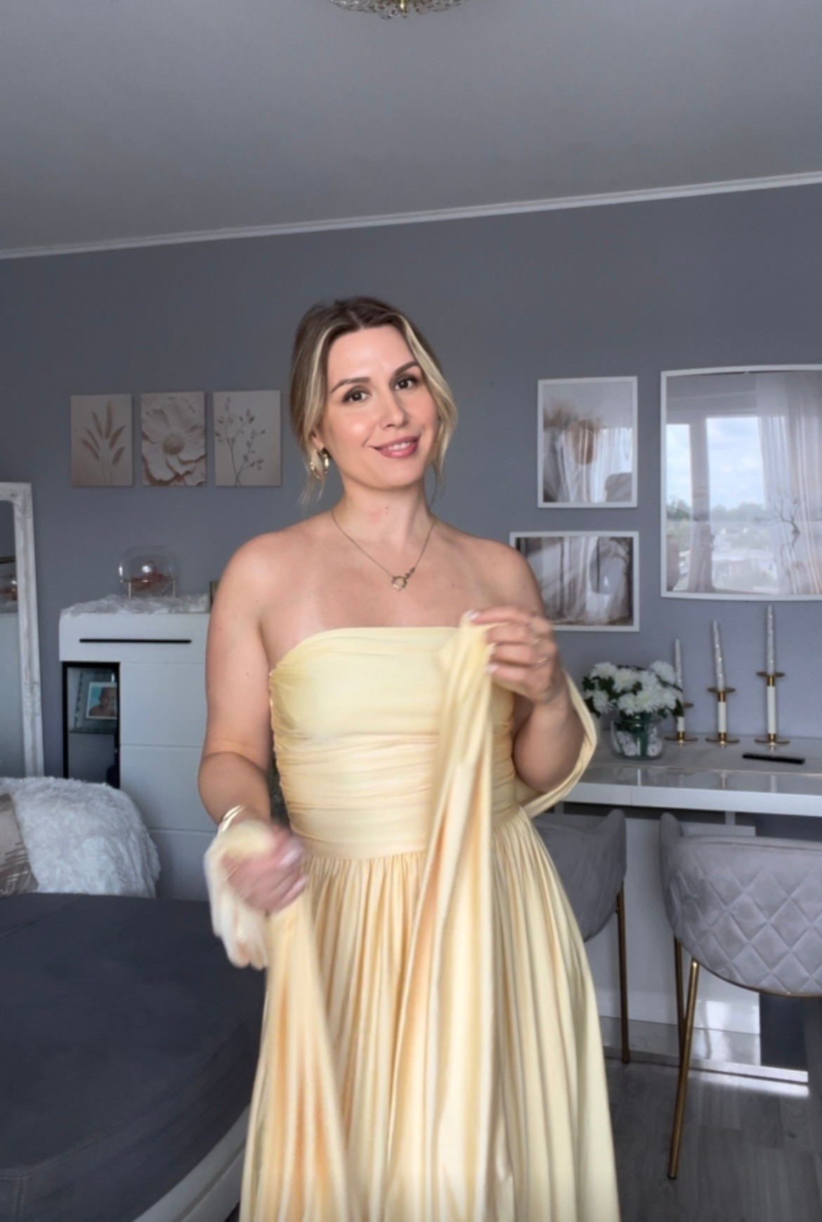 Yellow dress 

#LTKSeasonal #LTKOver40 #LTKSaleAlert