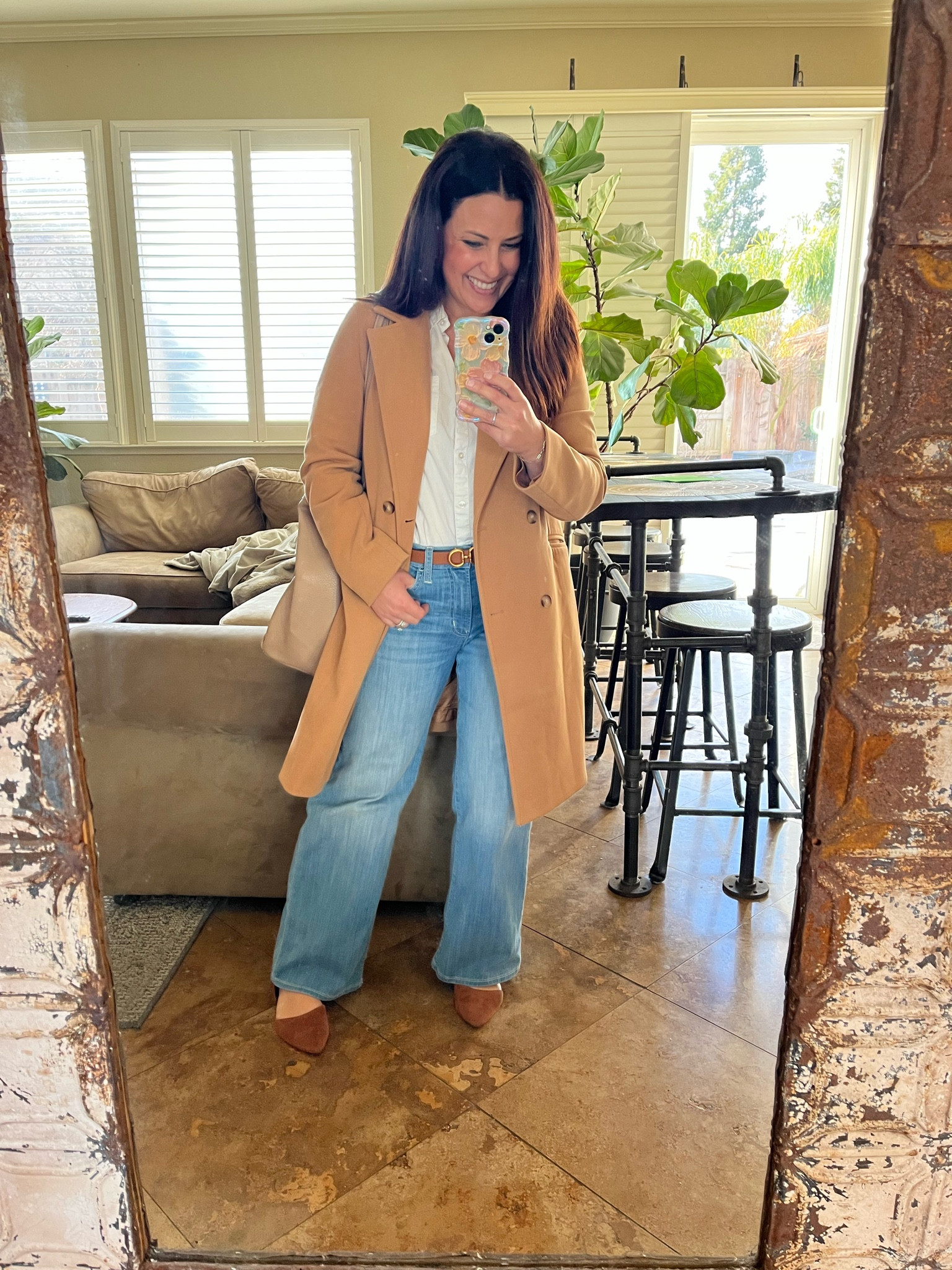 I need to better at checking the weather forecast. It rained this afternoon and I had no idea it was going to rain. 

Wide leg jeans
Wool pea coat 
Teacher outfit
Workwear

#LTKOver40 #LTKWorkwear #LTKPetite