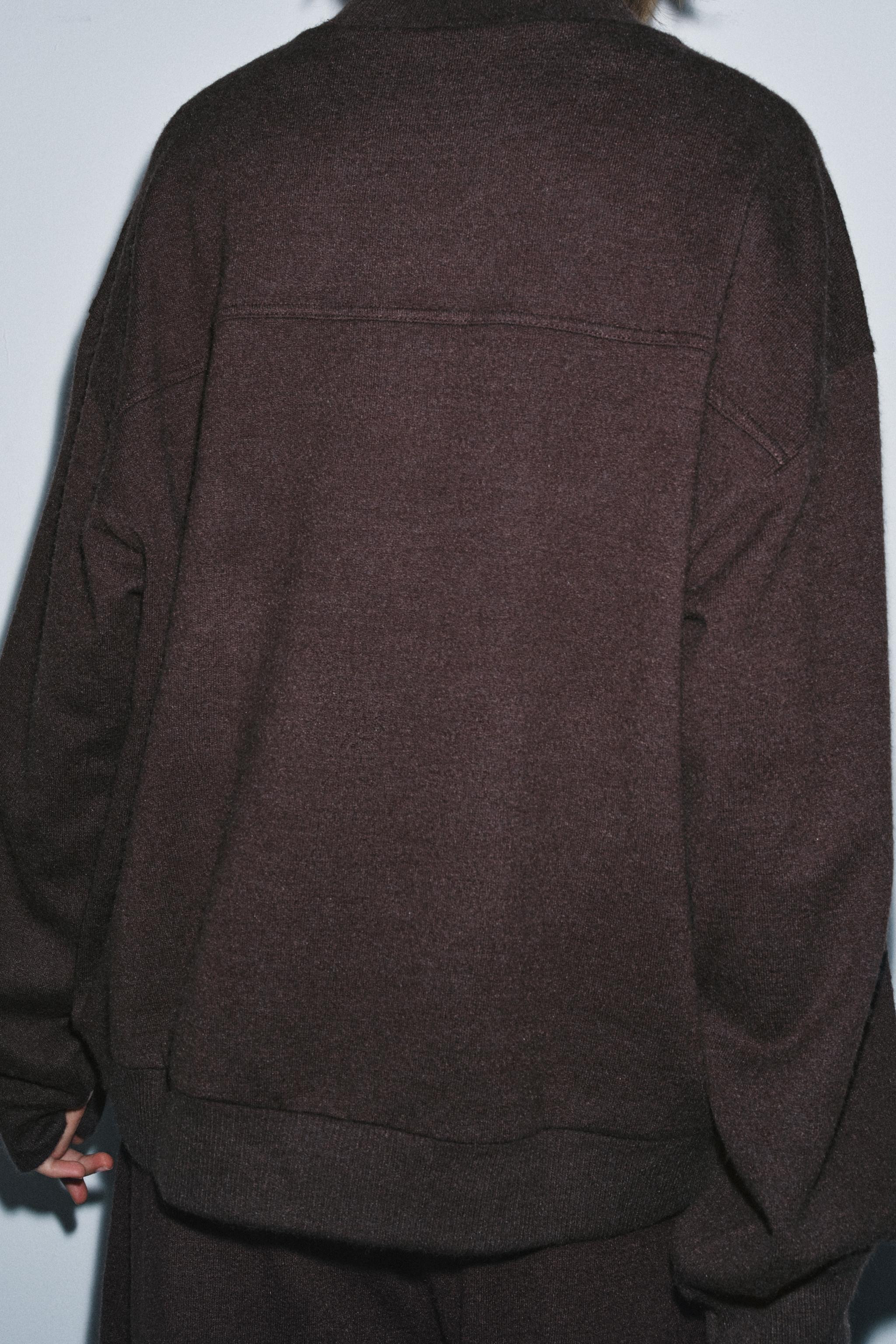 SOFT LONG SLEEVE SWEATSHIRT | Zara UK