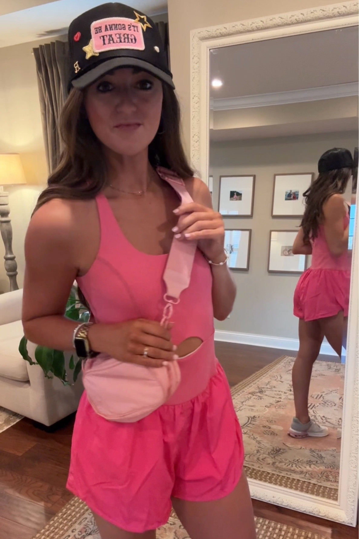 Wearing size medium in the jumpsuit! 

#LTKSaleAlert #LTKFitness