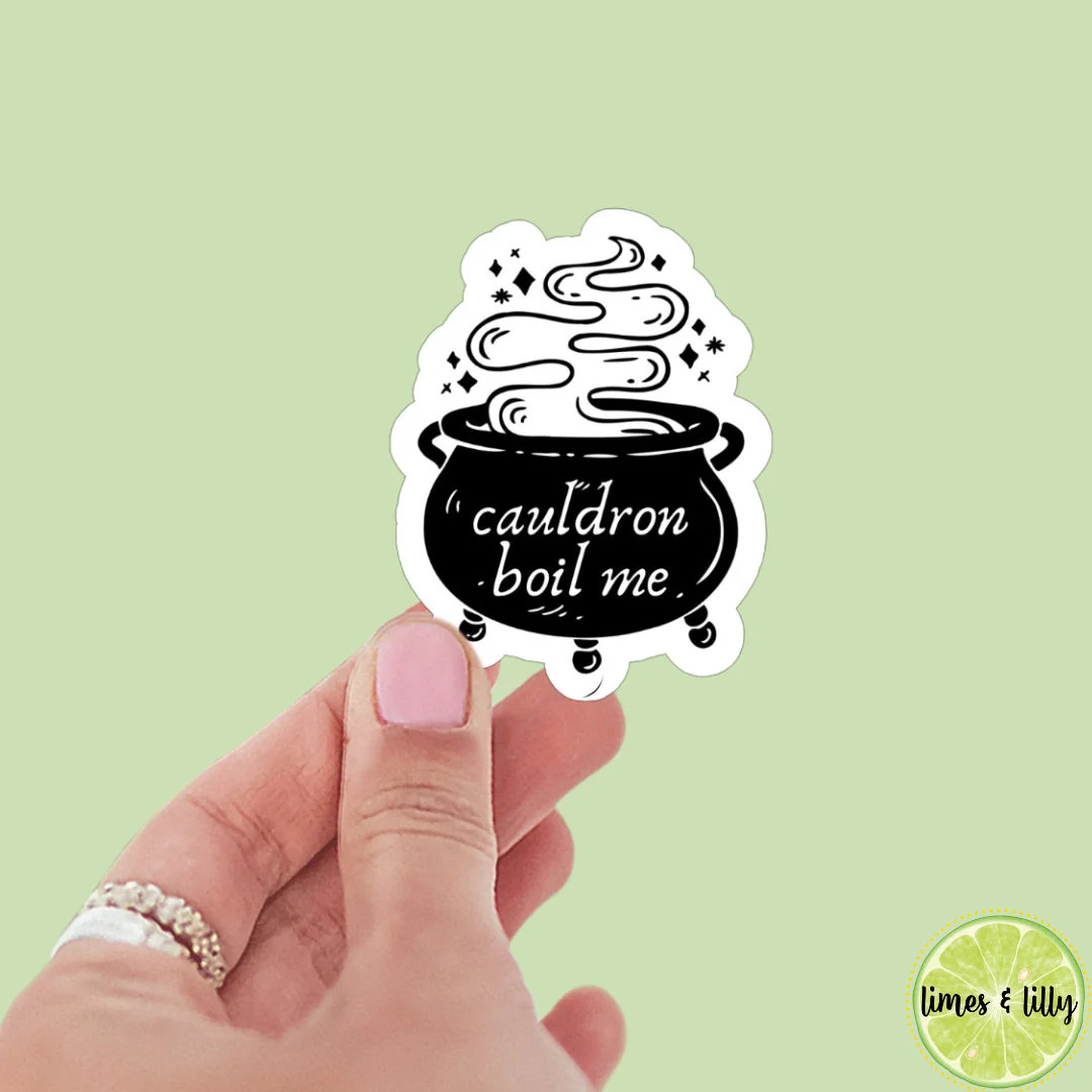 ACOTAR Cauldron Boil Me Sticker, Kindle Sticker, Bookish Sticker, Book Sticker, Gift for Bookworm... | Etsy (US)