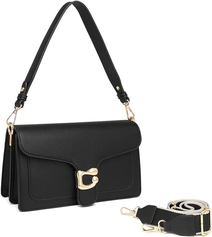 Travistar Crossbody Bags for Women Trendy - Small Cross Body Purse Shoulder Bag Leather Handbags ... | Amazon (US)