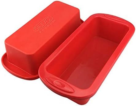 Silicone Bread and Loaf Pans - Set of 2 - SILIVO Non-Stick Silicone Baking Mold for Homemade Cake... | Amazon (US)