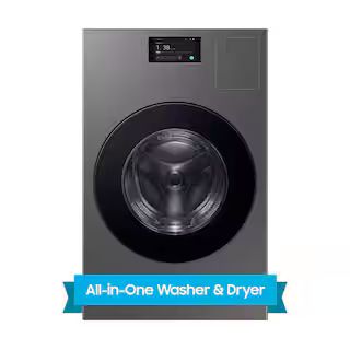 Samsung Bespoke 5.3 cu. ft. Ultra Capacity All-In-One Washer Dryer Combo with Super Speed and Ven... | The Home Depot