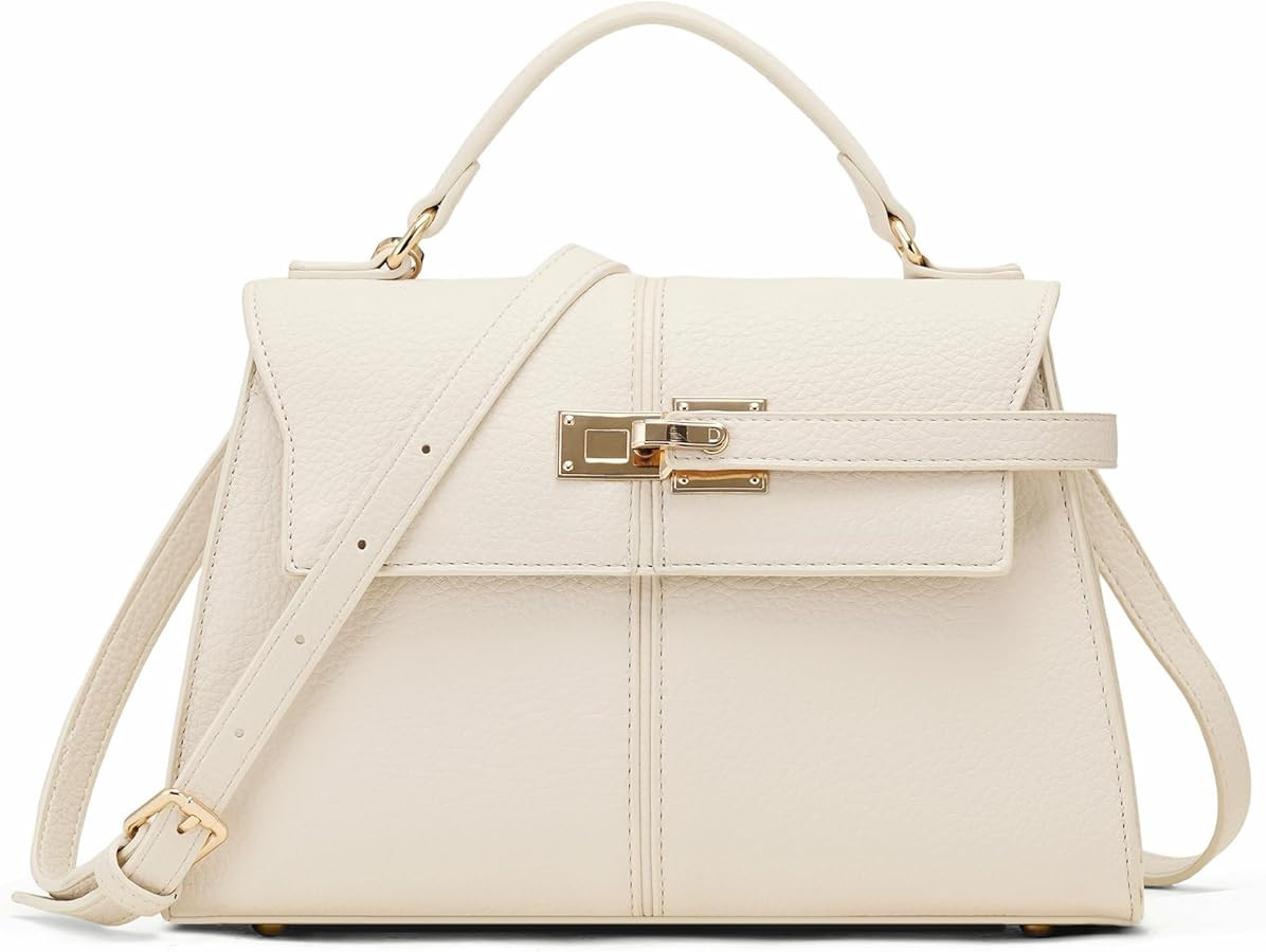 Women's Top-handle Handbags Vegan Leather Crossbody Bags for Women with Adjustable Strap | Amazon (US)