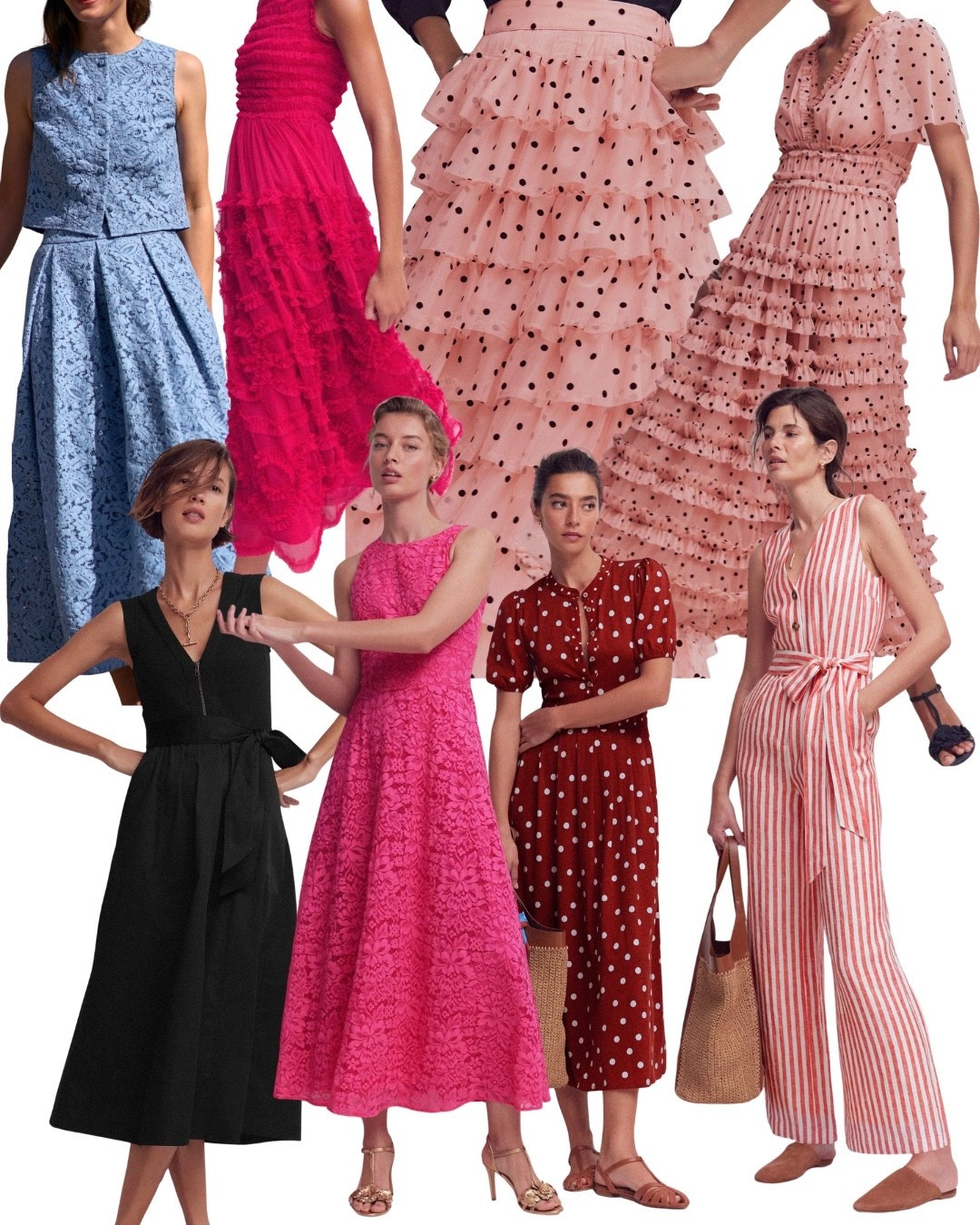 Falls ich dieses Jahr Gast auf einer Hochzeit wäre oder mich zu anderen Anlässen besonders in Schale schmeißen wollen würde - die Styles von Boden sind perfekt dafür! #polkadots #weddingguest #dress 