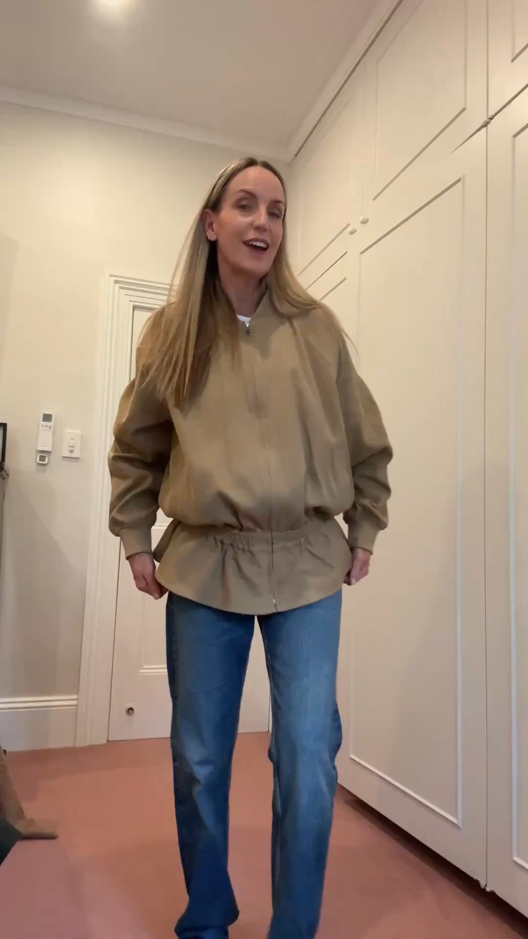 More denim and jacket combos. I love this Bassike jacket shape, kind of a bomber but prettier and have always loved a very basic rigid denim straight leg lean, this one from Zara. Shoes are also Bassike. Product links below!

#LTKaustralia #LTKjeans #LTKwinter