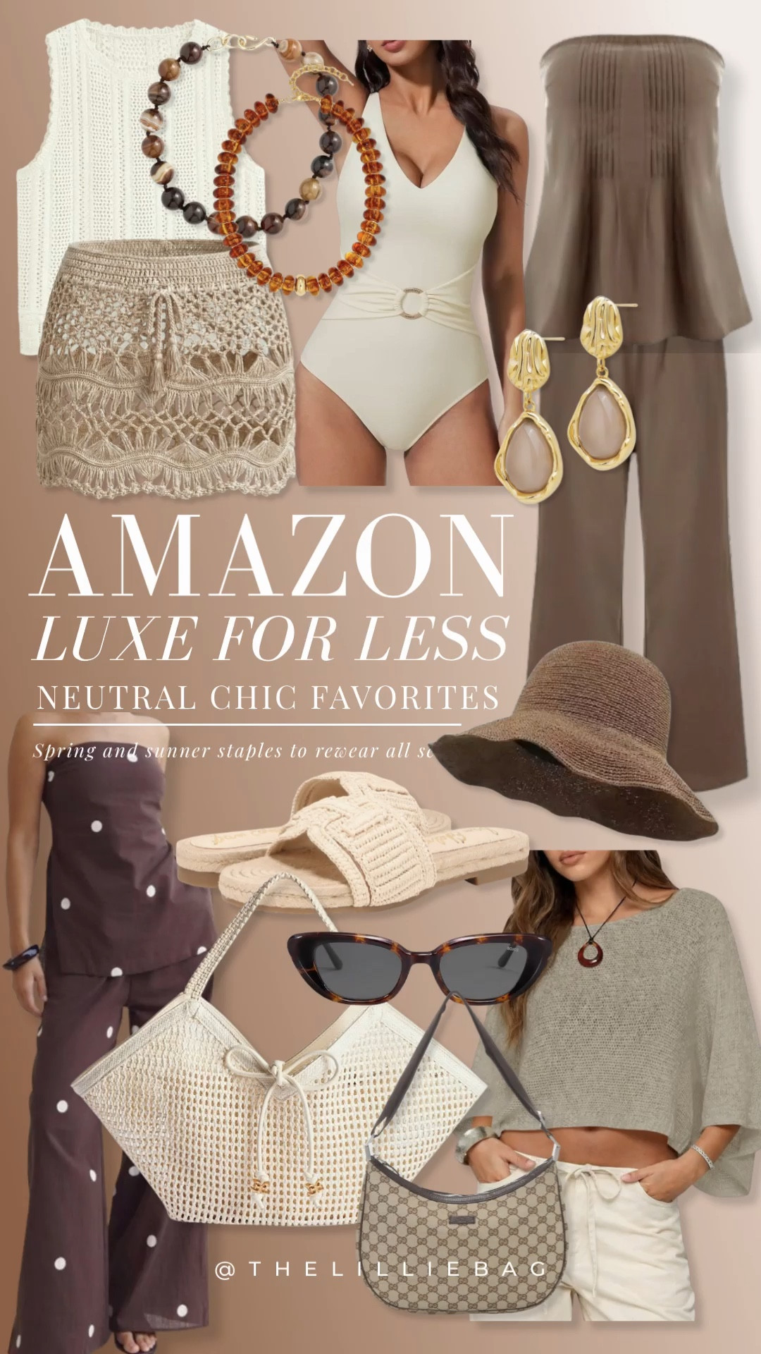 Amazon luxe for less 🤍✨

All my neutral chic favorites — effortless jumpsuits, easy vacation outfits, and the best sandals that elevate everything 🙌🏼

These pieces look so high-end but are actually such good finds 😅 everything is linked on my LTK!

amazon finds, luxe for less, neutral outfits, jumpsuits, vacation outfits, sandals, chic style, spring outfits 2026

#LTKSeasonal #LTKSwim #LTKTravel