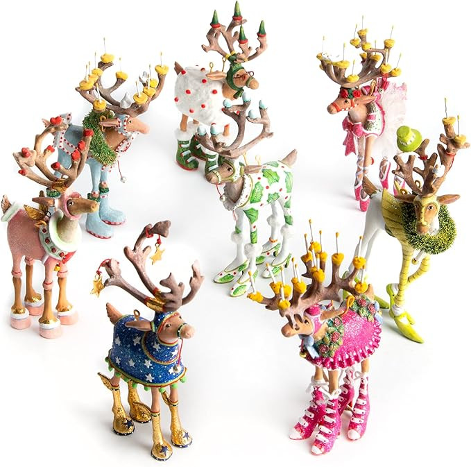 MACKENZIE-CHILDS Patience Brewster Dash Away Christmas Ornament, Indoor Christmas Decorations for... | Amazon (US)