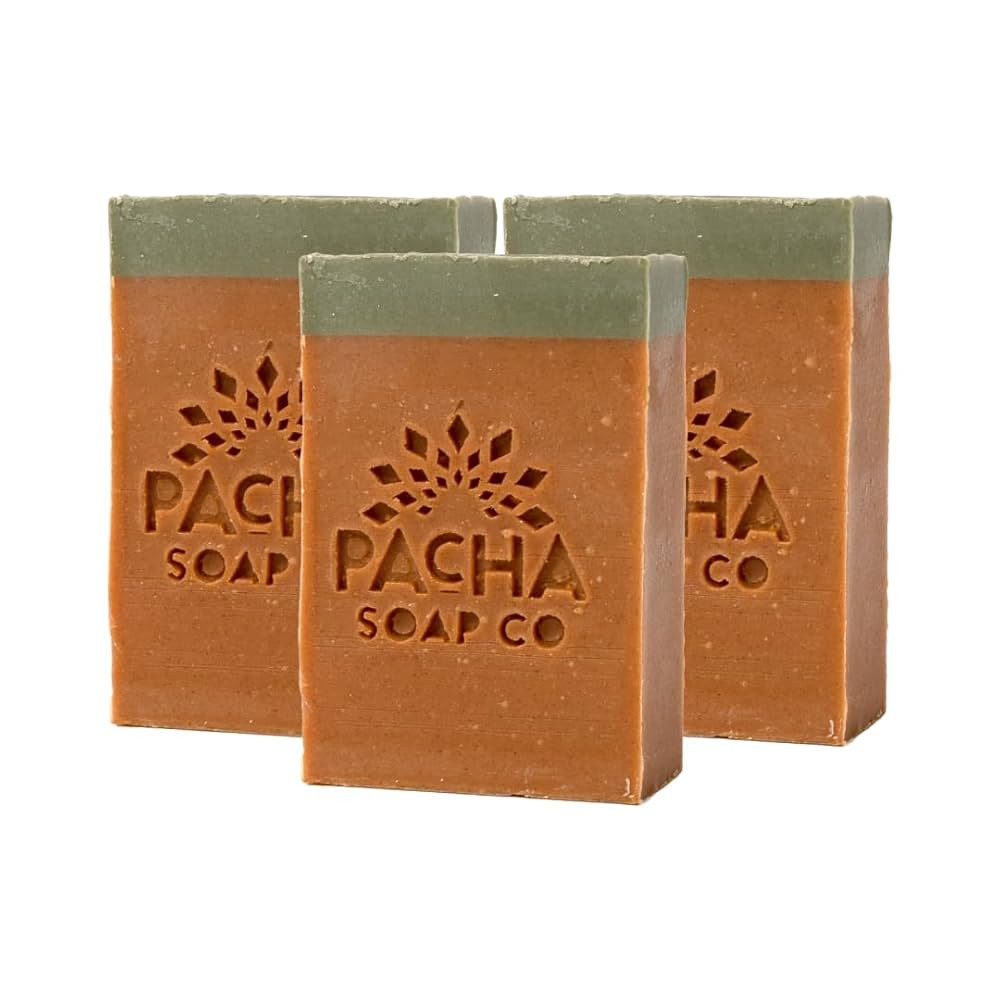 Pacha Soap Co. Bar Soap, Pumpkin Spice, 4 oz, 3-Pack (12 oz Total) - Sweet & Spicy, Limited Fall ... | Amazon (US)