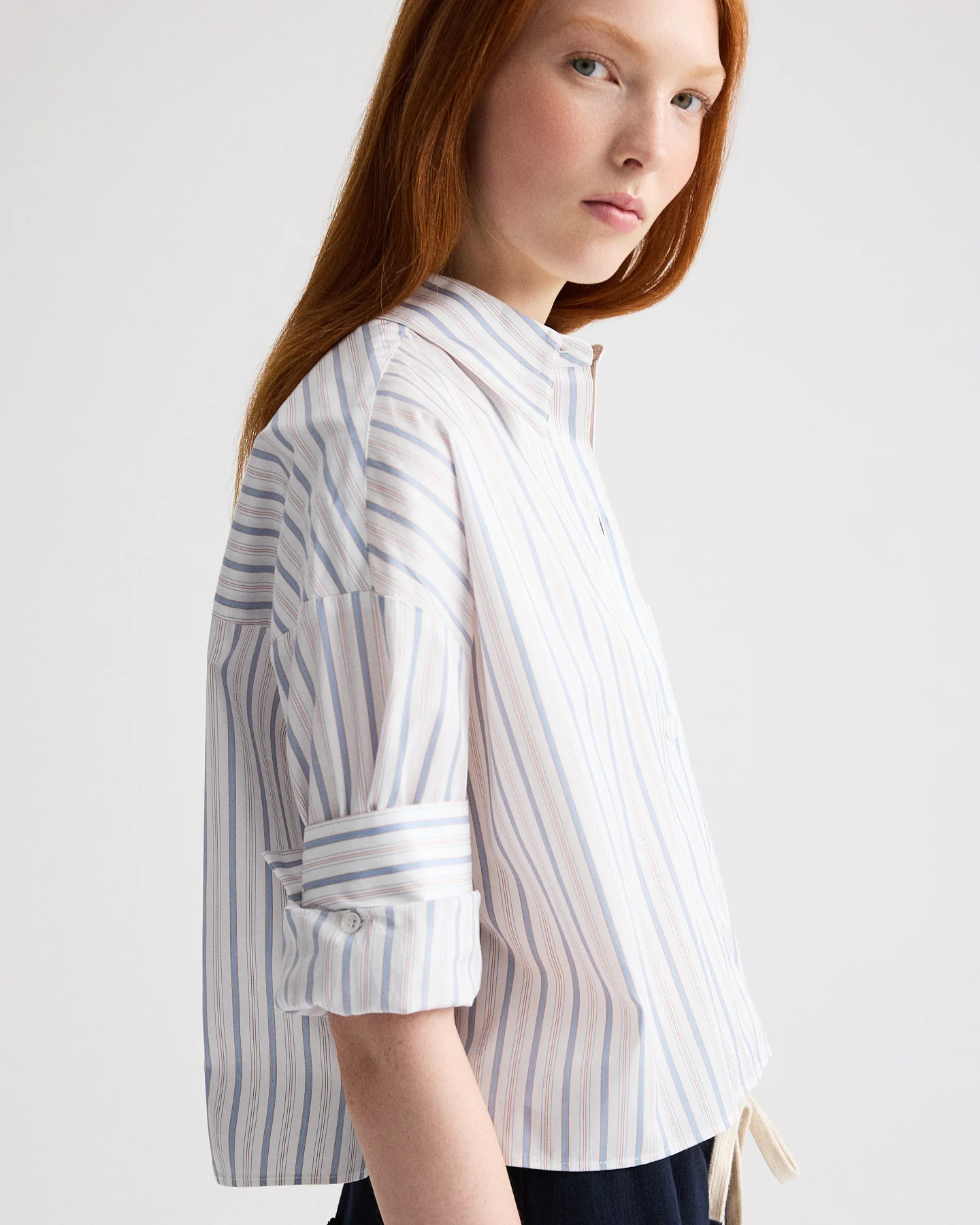 Next Ex Shirt in Mini Awning Stripe | TWP