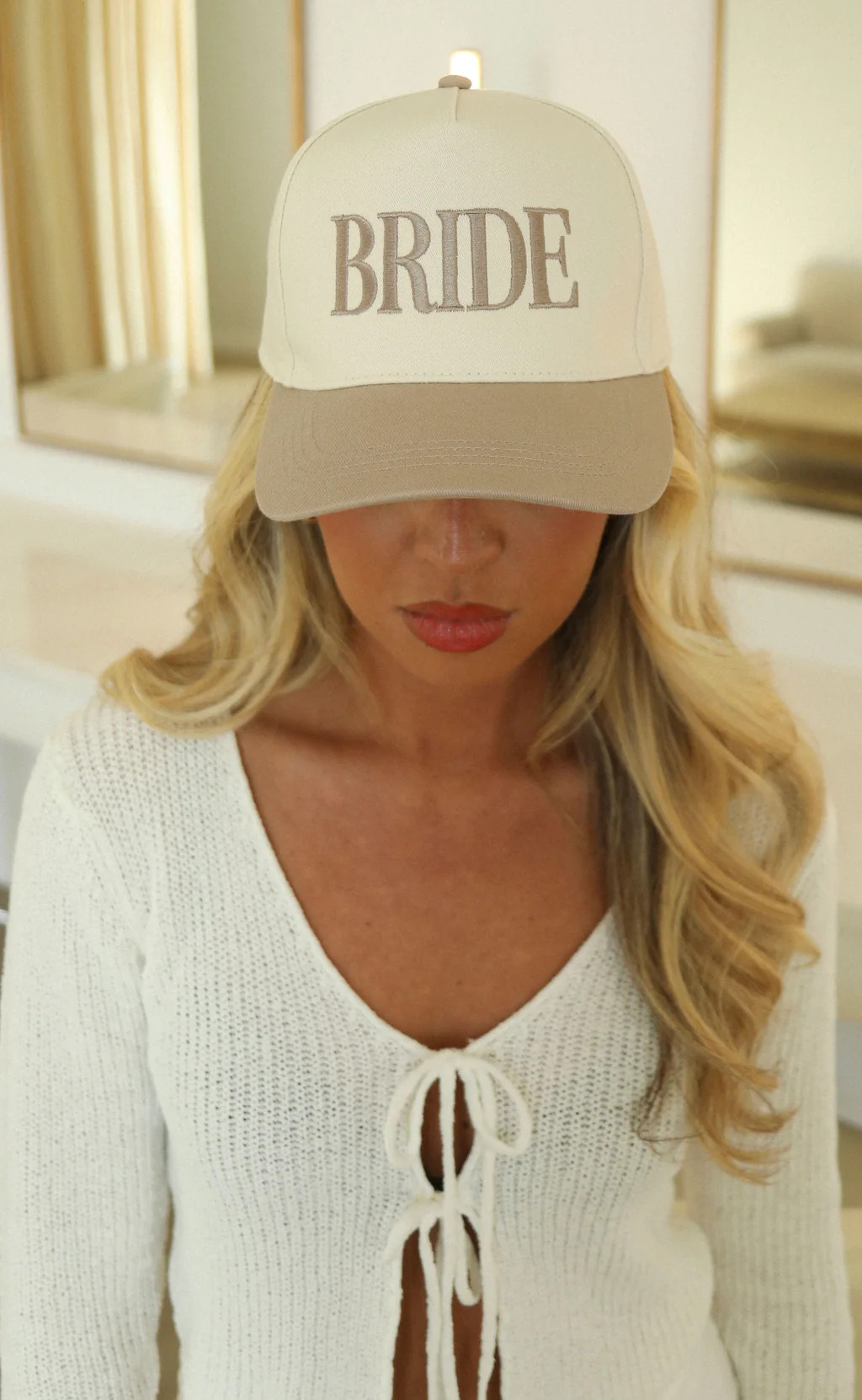 friday + saturday: bride trucker hat | RIFFRAFF
