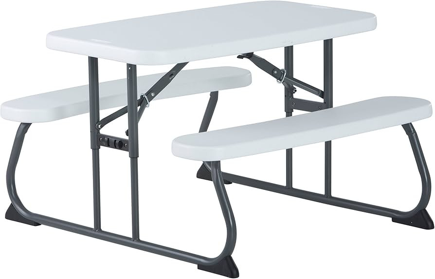 LIFETIME Kid's Picnic Table, White | Amazon (US)