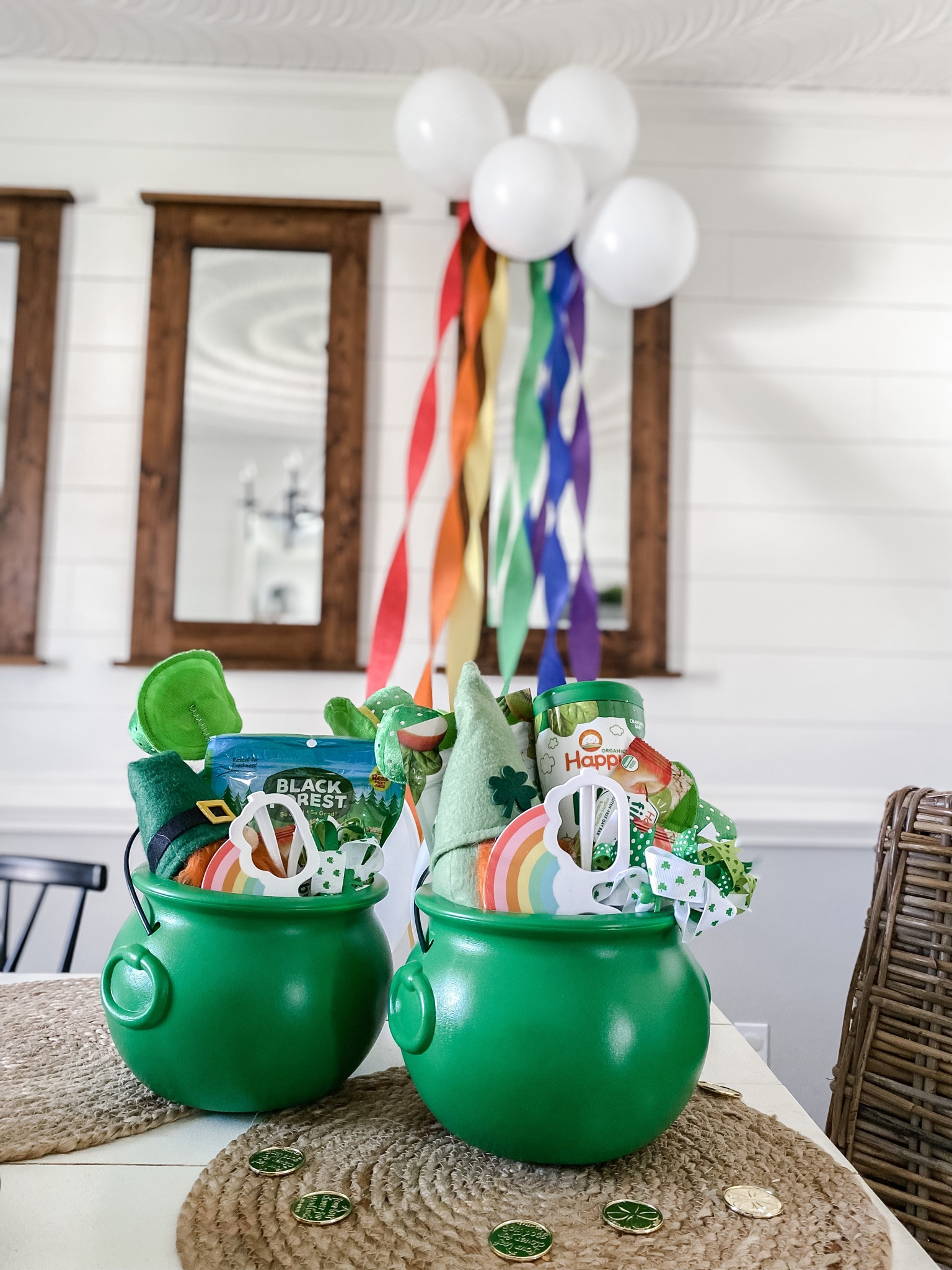 Fun and simple pots of gold filled with treats for your little leprechauns on St. Patrick’s Day. Treats include snacks and last years’ dollar section finds. Linked what I could!! ☘️ 

#LTKfamily #LTKSeasonal #LTKkids