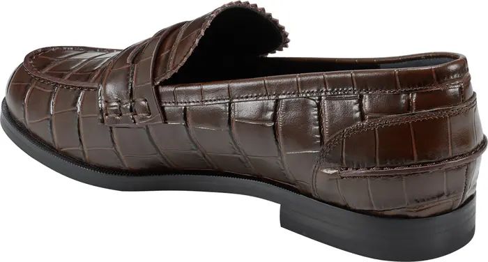 Milton Croc Embossed Loafer (Women) | Nordstrom