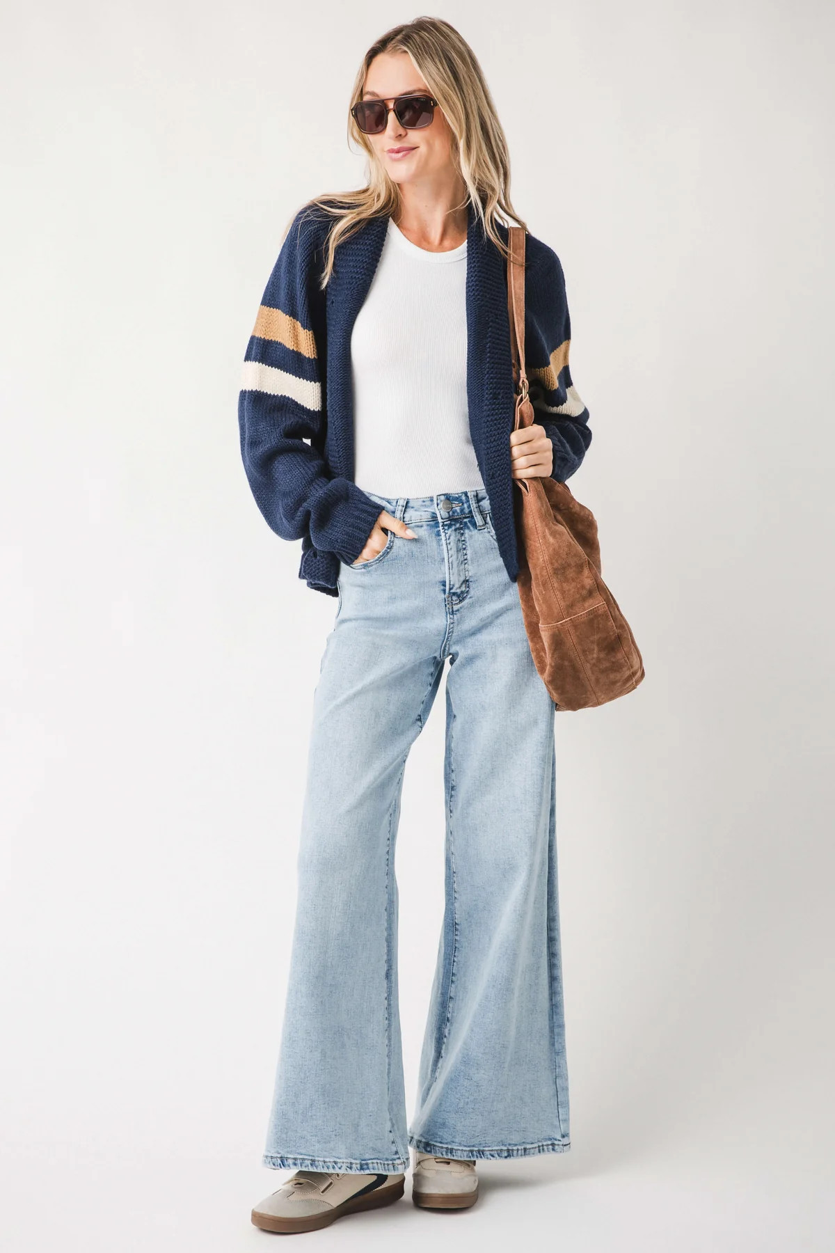Risen Frannie Palazzo Jeans | Social Threads