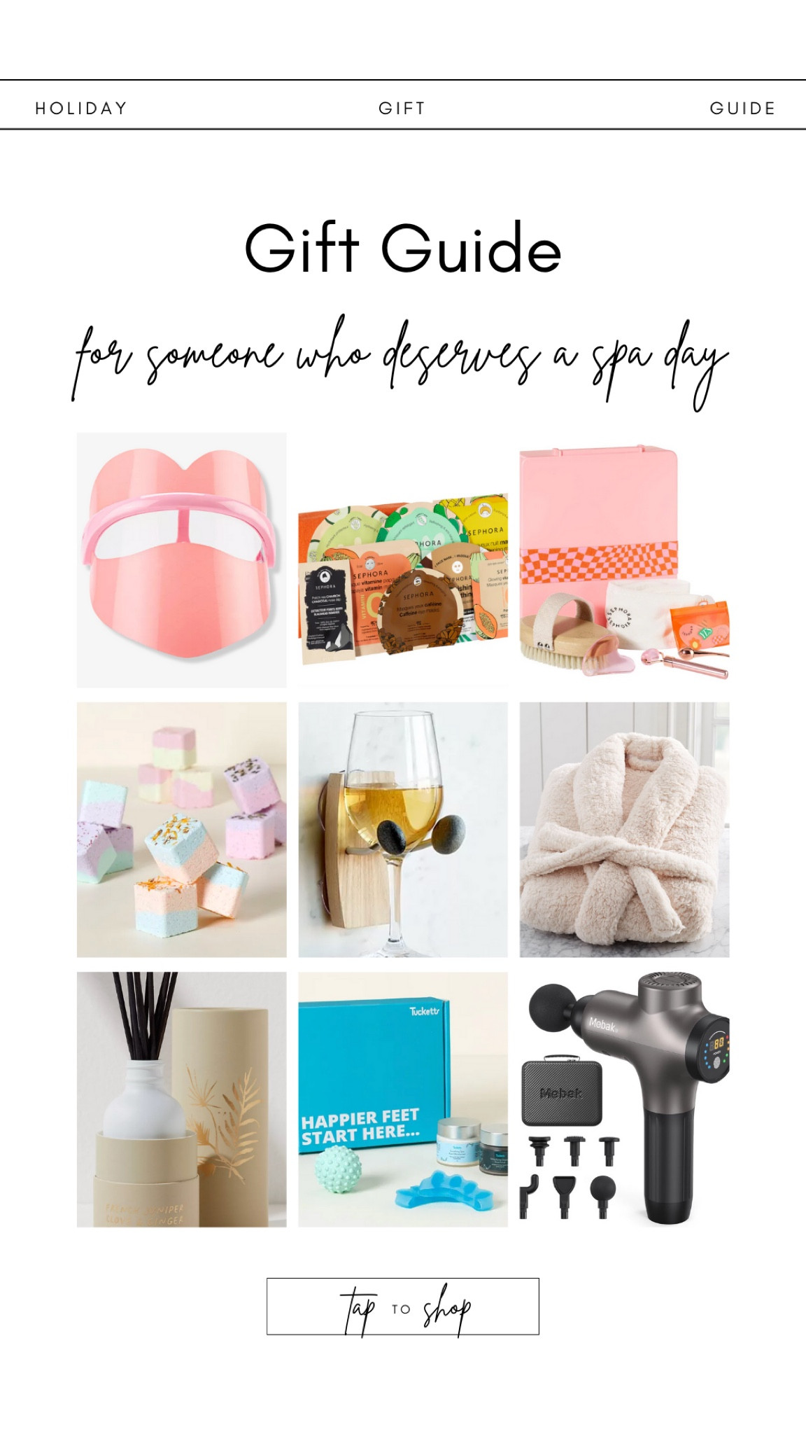 Know someone in your life who deserves an at-home spa day? These are some of the best gifts to treat someone to a spa day without leaving the house! 

spa gifts, at home spa, gift guide, self care gifts, luxurious gifts, beauty essentials, skin care gifts, holiday gifts, gift guide, holiday gift guide, Christmas gift ideas 

#LTKSeasonal #LTKbeauty #LTKGiftGuide