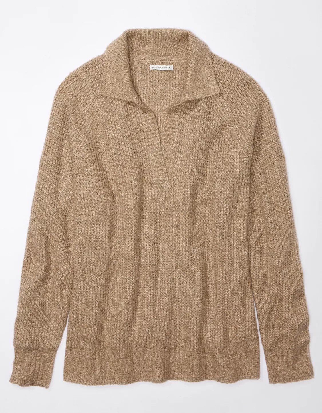 AE Oversized Collared Sweater | American Eagle Outfitters (US & CA)