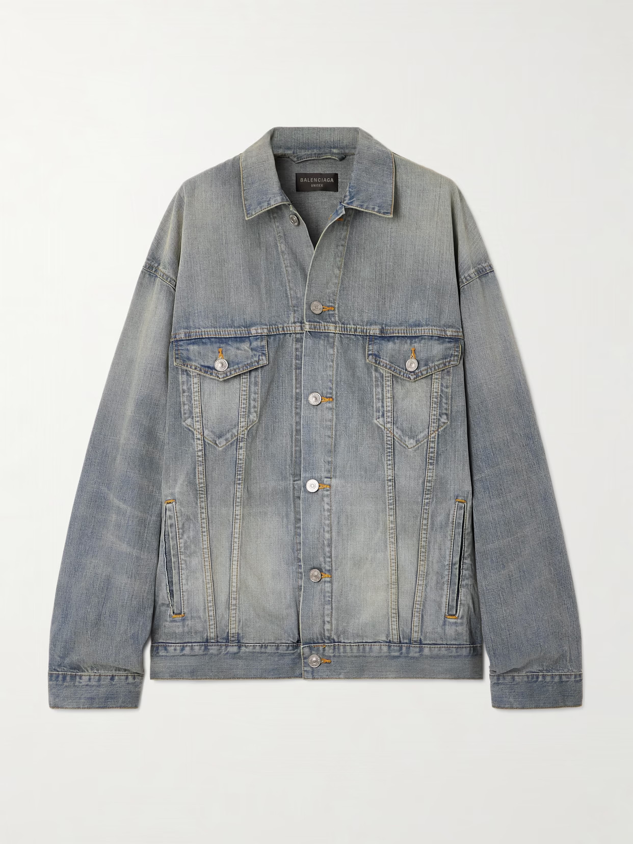 Balenciaga - Oversized Denim Jacket - Blue | NET-A-PORTER (US)