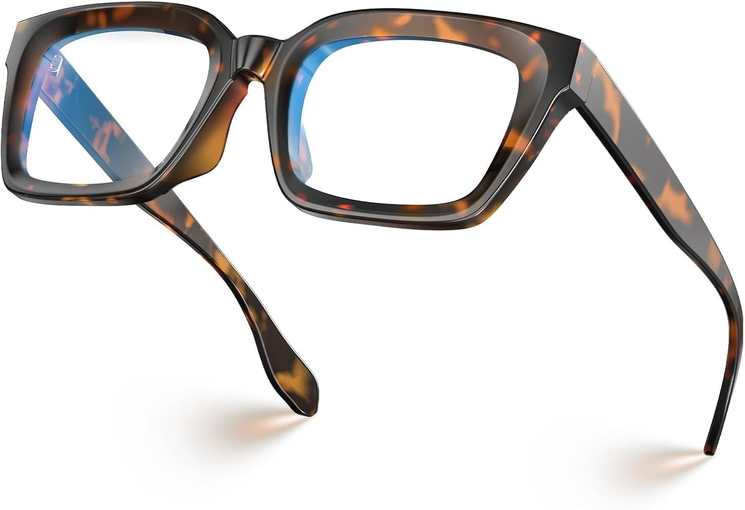 VISOONE Chunky Square Anti Glare UV400 Blue Light Blocking Computer Glasses | Amazon (US)