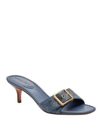 Women's Margot Crystal Denim Sandals | Bloomingdale's (US)