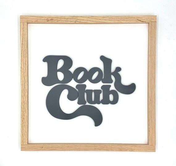 Book Club Sign | Etsy | Etsy (US)