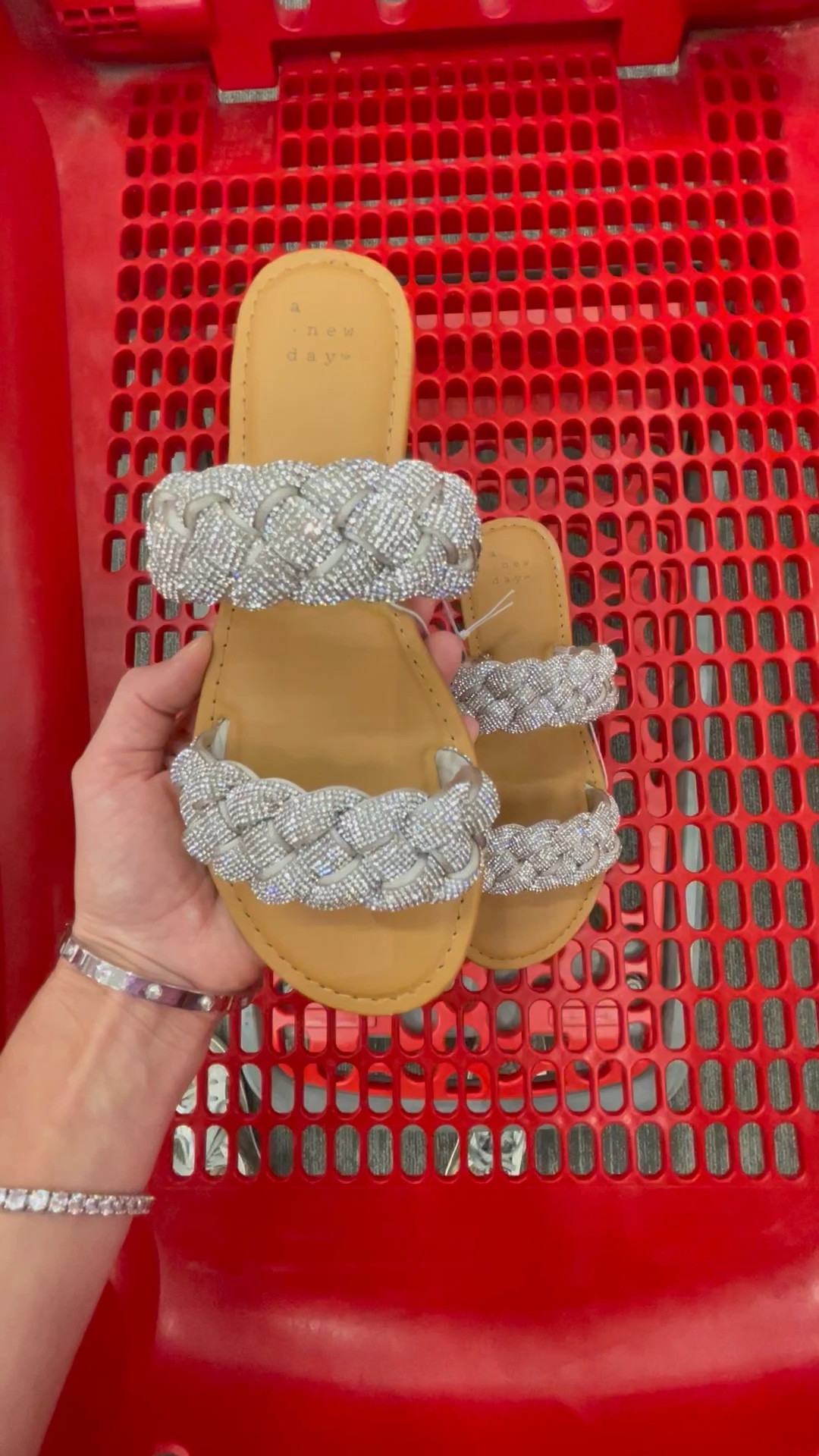 These new sandals are a Dolce Vita Dupe and just as sparky but $70 less. Perfect for brides, wedding season, or anyone who loves a little bling. Size up 1/2 a size 

#LTKwedding #LTKSeasonal #LTKshoecrush
