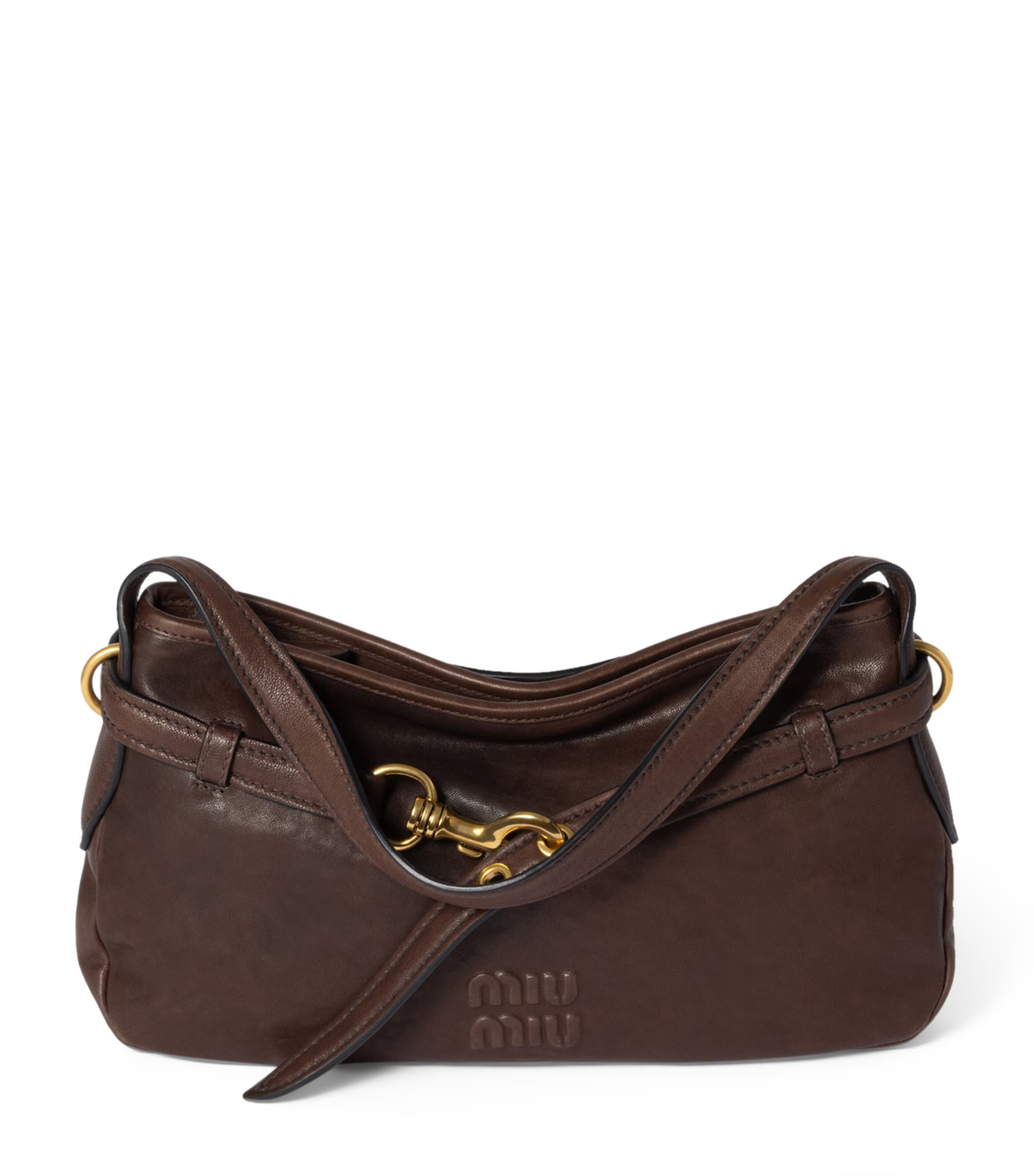 Miu Miu Nappa Leather Aventure Shoulder Bag | Harrods