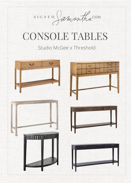 Console tables. Entryway tables. Target finds. Studio McGee x threshold 

#LTKhome #LTKFind #LTKstyletip
