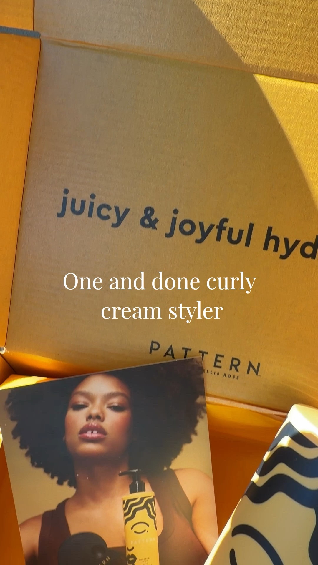 One of my fav one and done cream stylers for my tight curls! Nothing like a simple curly hair routine 🙌🏽👏🏽