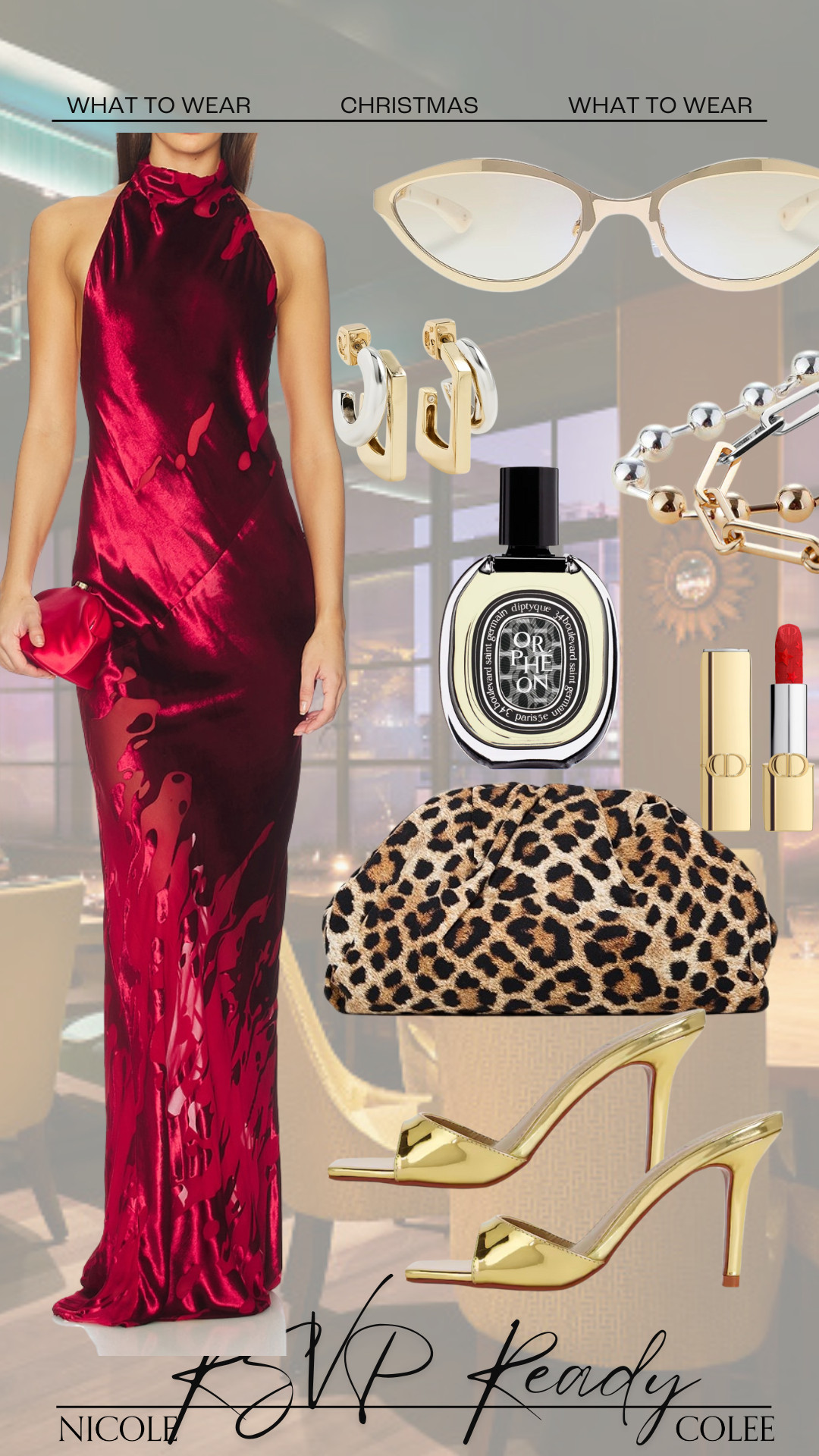  What to wear: RSVP Ready

Cocktail Dress, glam dinner, red dress, long red dress, holiday dress, leopard bag, Nicole Colee 

 

#LTKHoliday #LTKGiftGuide #LTKSeasonal