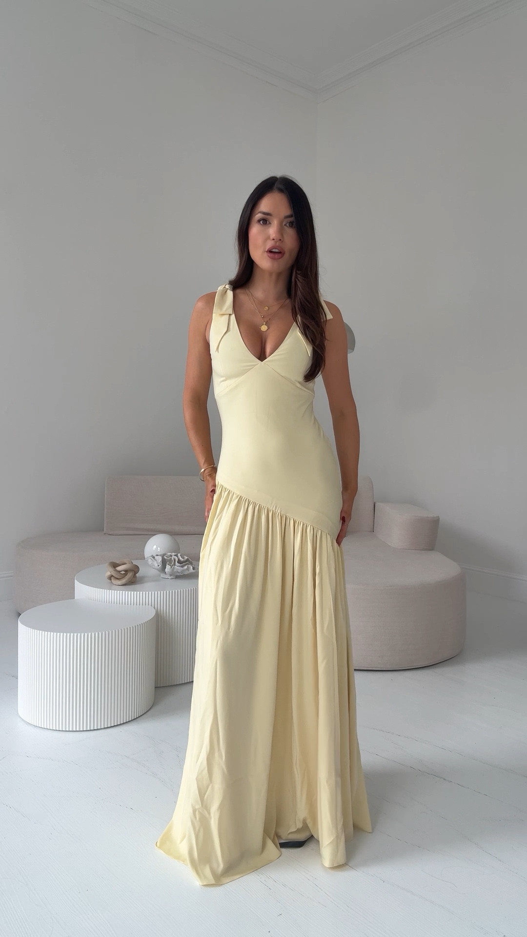 Wedding guest dress try on in yellow #weddingguest #weddingguestdress #yellowdress #occasiondress #tryon 

#LTKwedding #LTKpartywear #LTKdresses