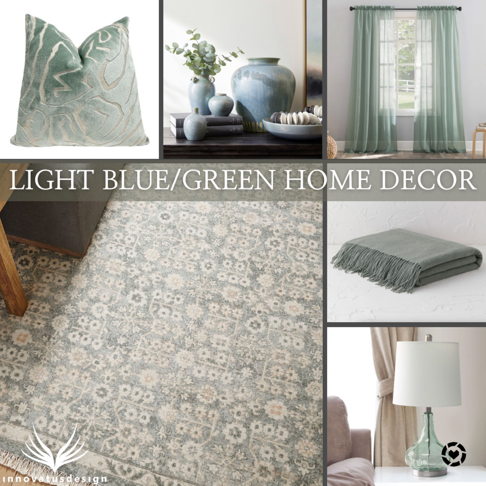 Inject the calm and serene color of Sherwin Williams Rainwashed - a subtle and light blue-green paint color! These are some of our favorite home decor pieces for adding a sense of calm into the home  

#LTKFamily #LTKHome #LTKFindsUnder100