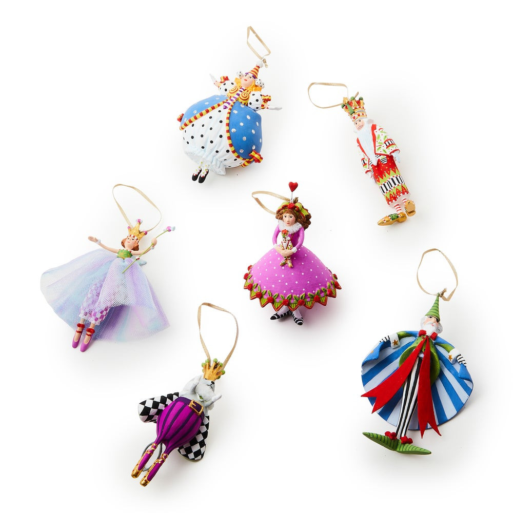Patience Brewster Nutcracker Suite Mini Ornament Set | MacKenzie-Childs