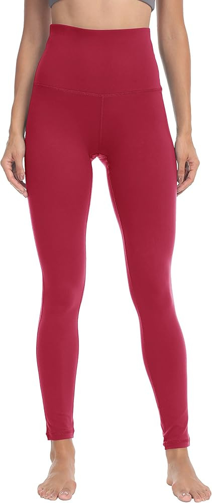 QUEENIEKE Women Yoga Leggings High Waist Running Pants Workout Tights 60129 | Amazon (US)