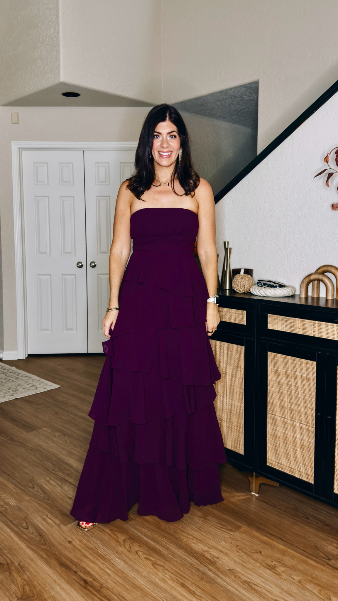 Fall wedding guest dress under $100
In a medium in the strapless ruffle tiered maxi dress 

#LTKWedding #LTKMidsize #LTKFindsUnder100