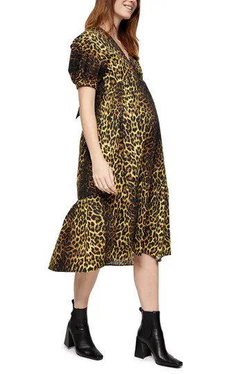 Back Bow Midi Maternity Dress | Nordstrom Rack