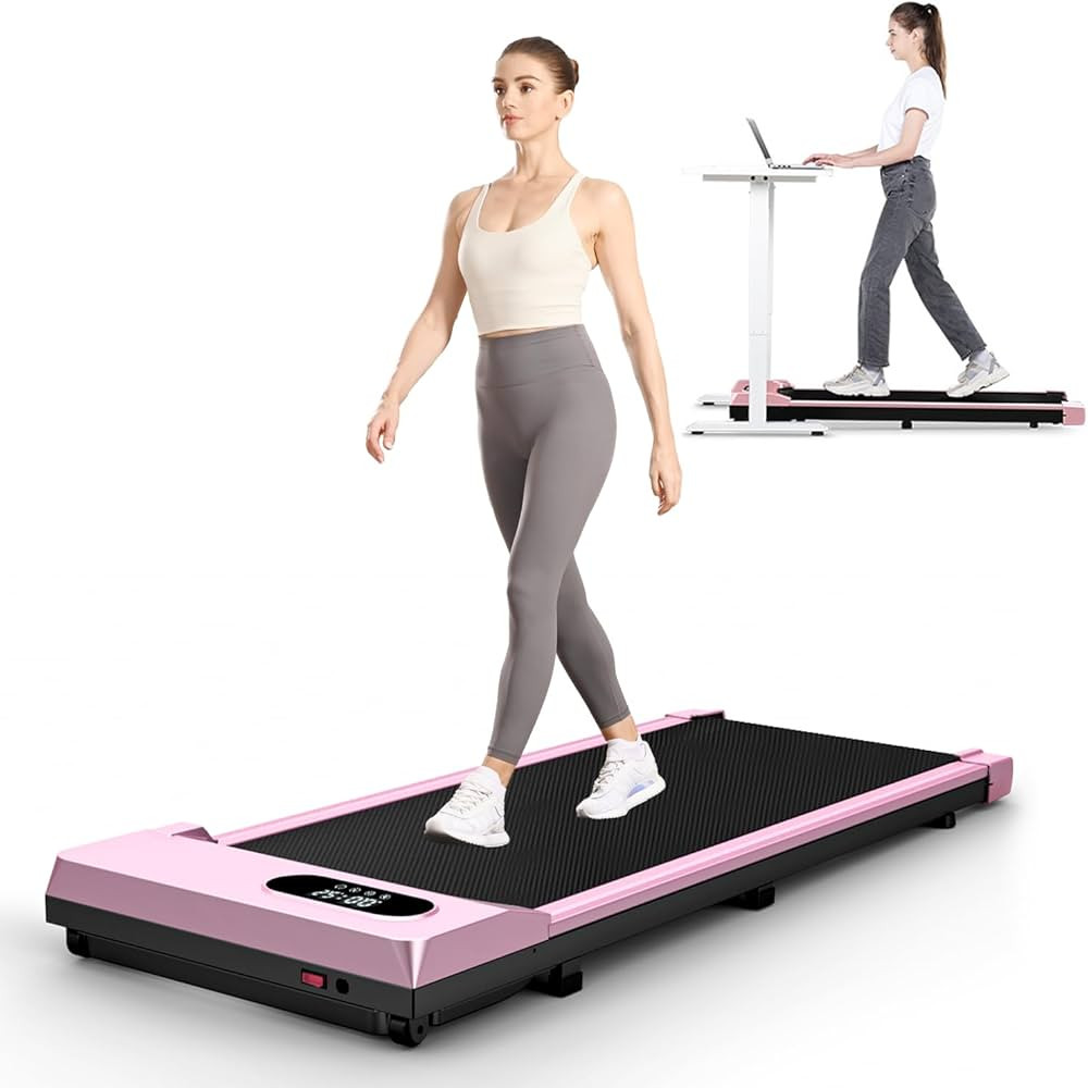 Walking Pad, 5MPH Under Desk Portable Treadmill for Home & Office, 38.5"×15.2" Running Belt, Qui... | Amazon (US)