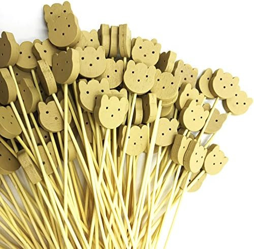 ReaLegend 4.7" Cocktail Picks Cocktail Sticks Party Frilled Toothpicks for Sandwich Skewers Appetize | Amazon (US)